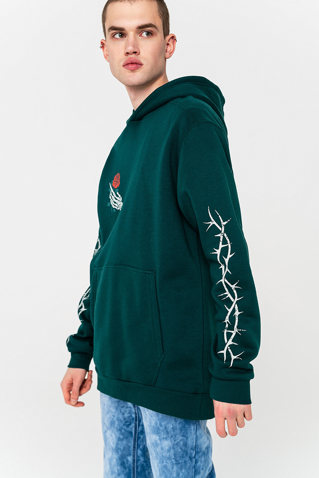 джемпер мужской - цвет зеленый - 2