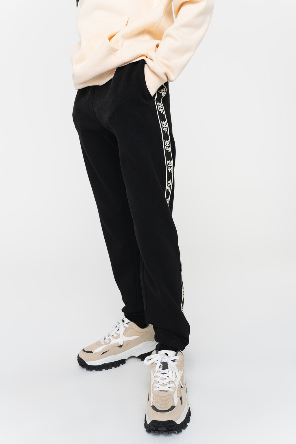 брюки муж. - цвет черный - 3