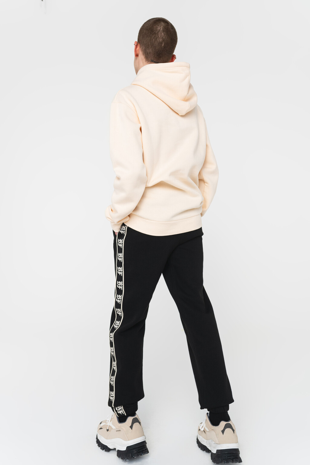 брюки муж. - цвет черный - 5