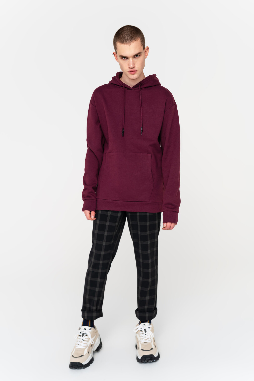 джемпер мужской - цвет бордовый - 3
