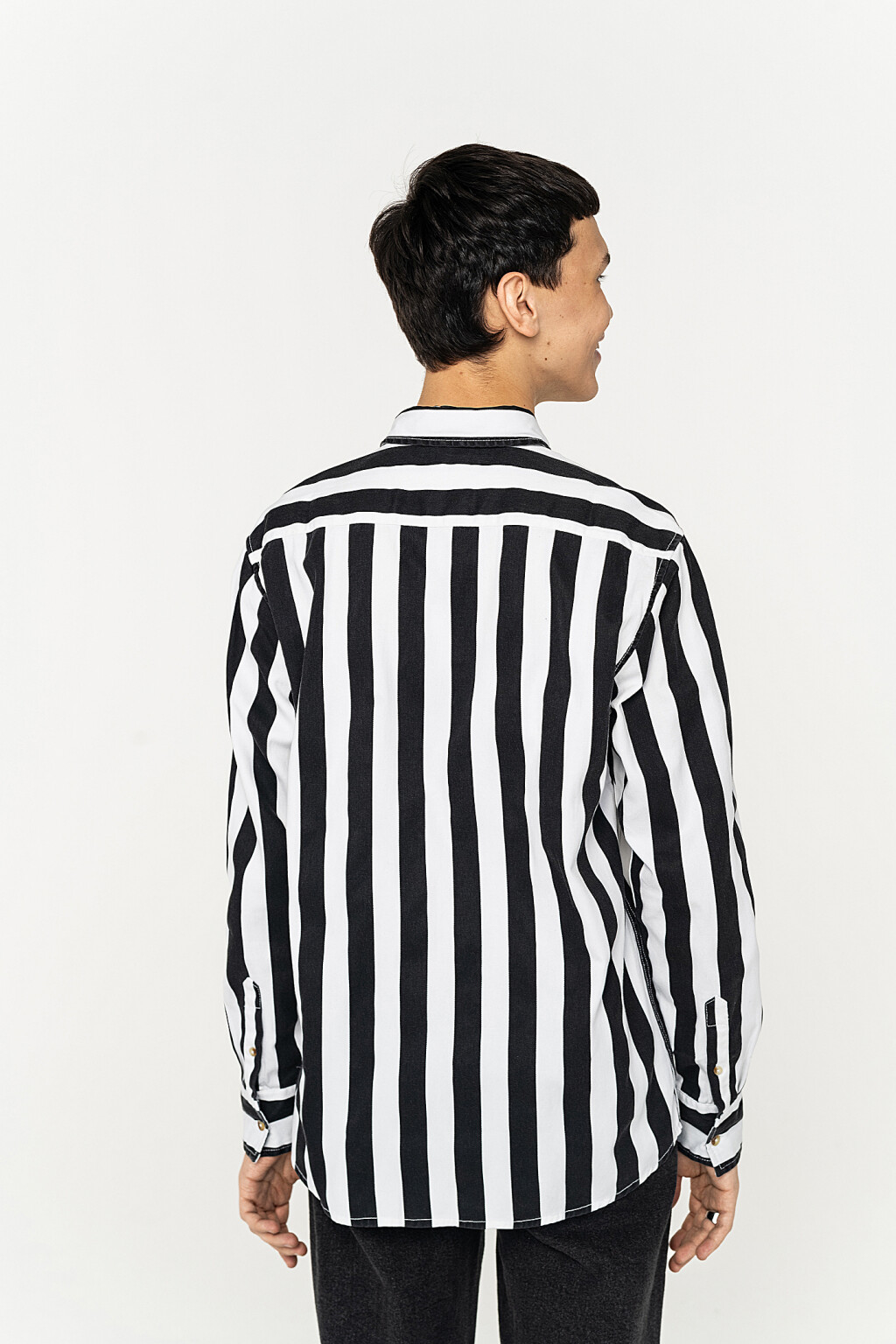 верхняя сорочка - цвет черный - 5