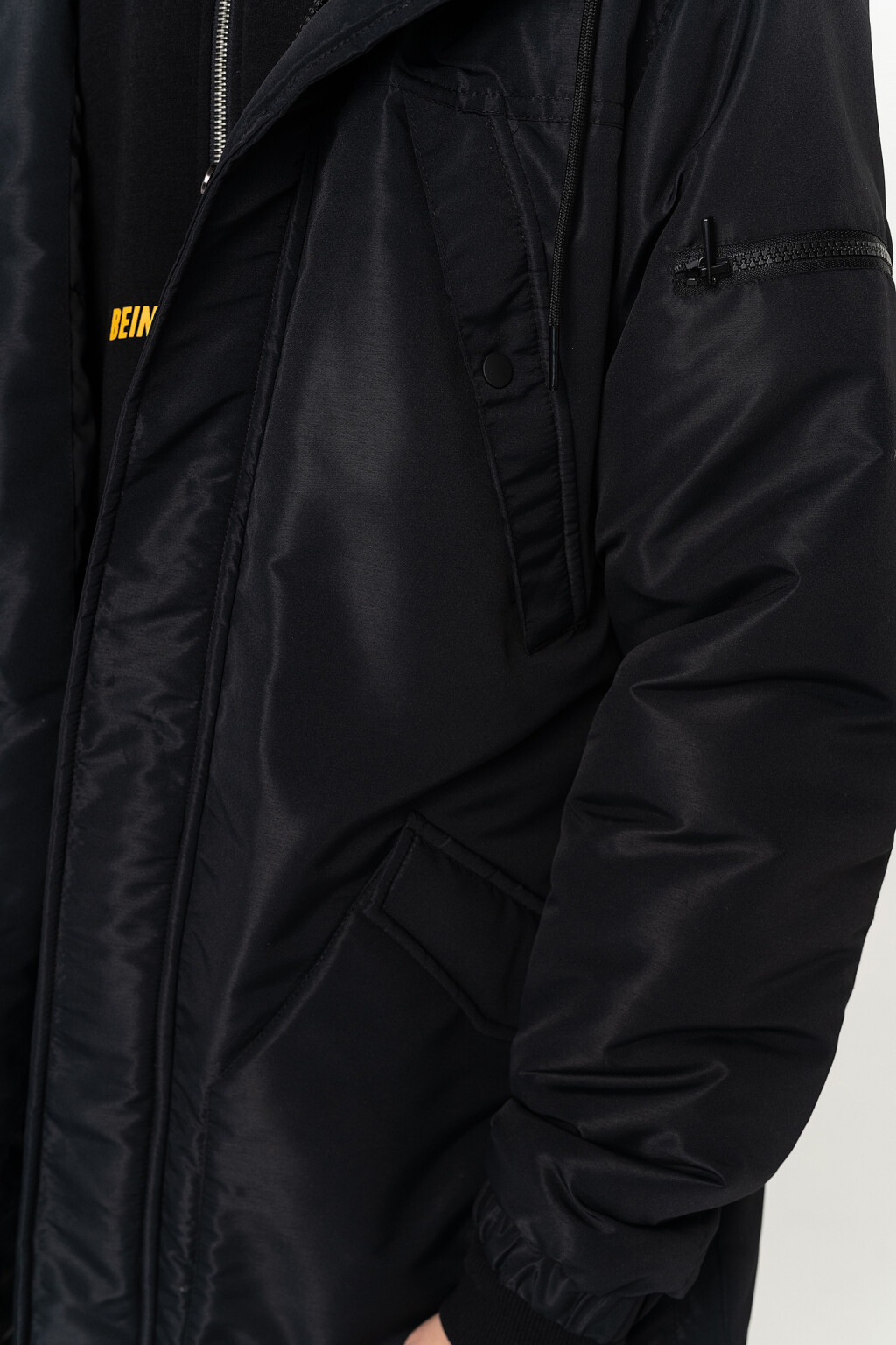 куртка мужская - цвет черный - 6