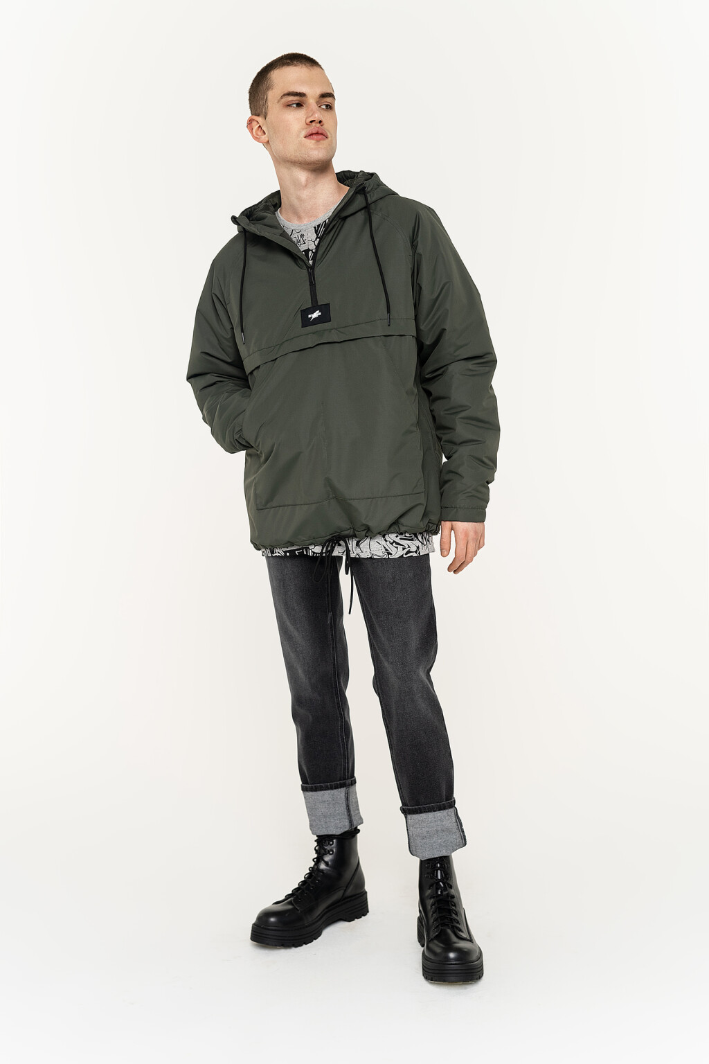 куртка мужская - цвет зеленый - 1