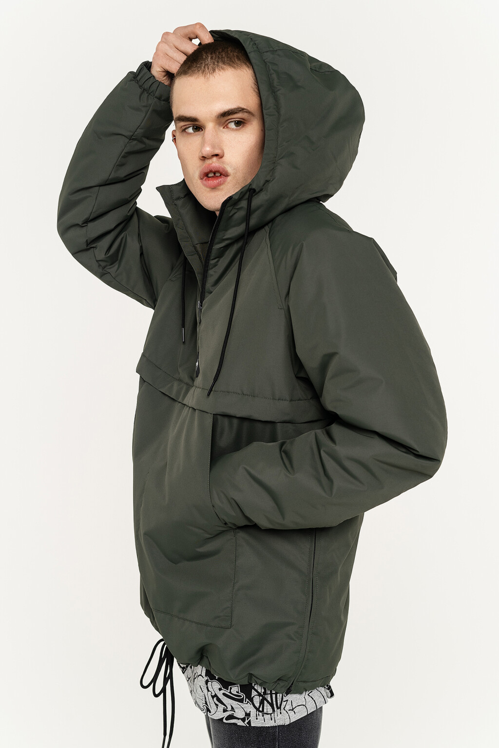 куртка мужская - цвет зеленый - 2