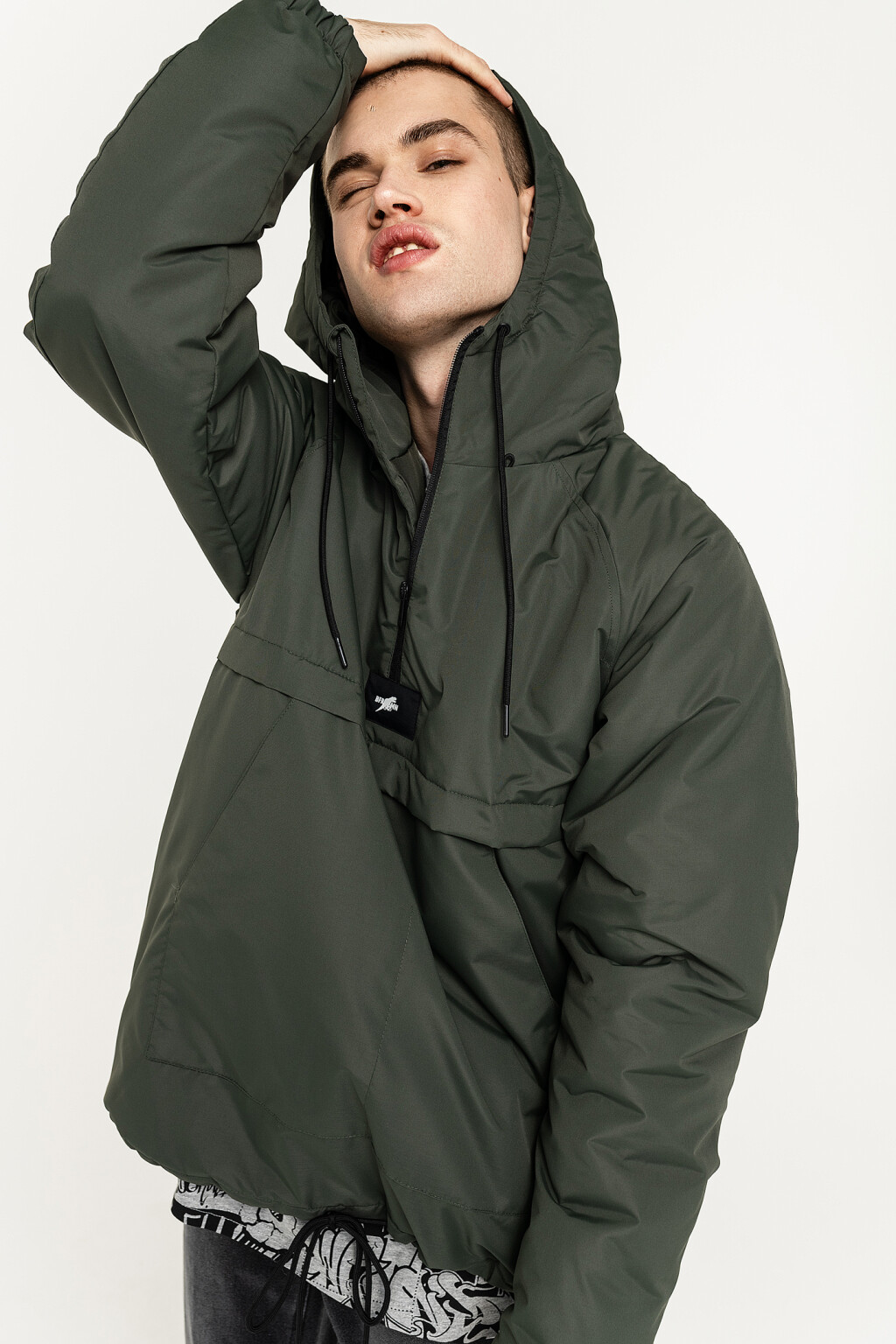 куртка мужская - цвет зеленый - 3