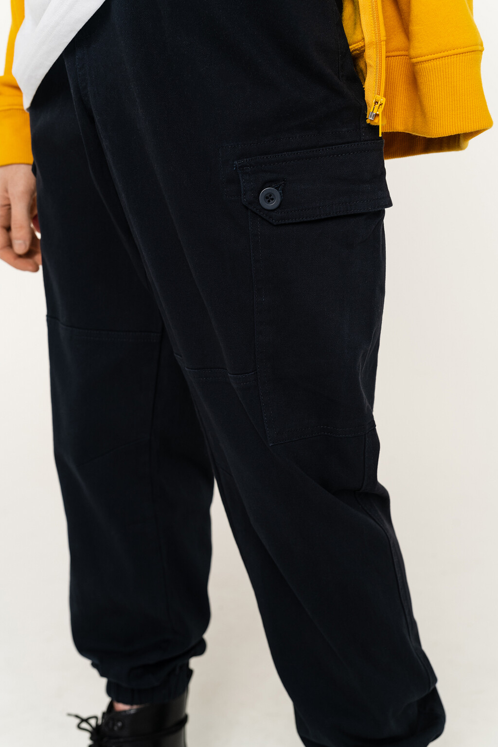 брюки муж. - цвет синий - 4