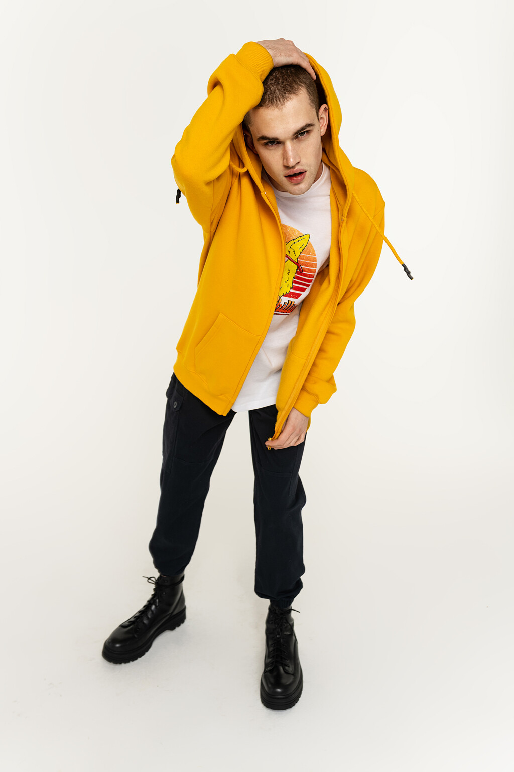 брюки муж. - цвет синий - 5