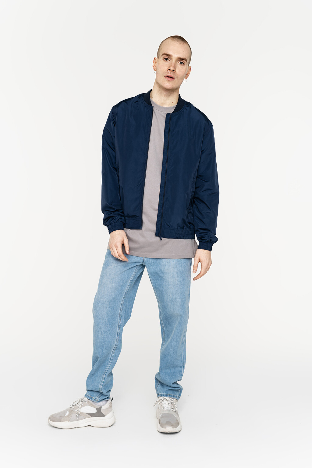 брюки джинсовые - цвет голубой - 2