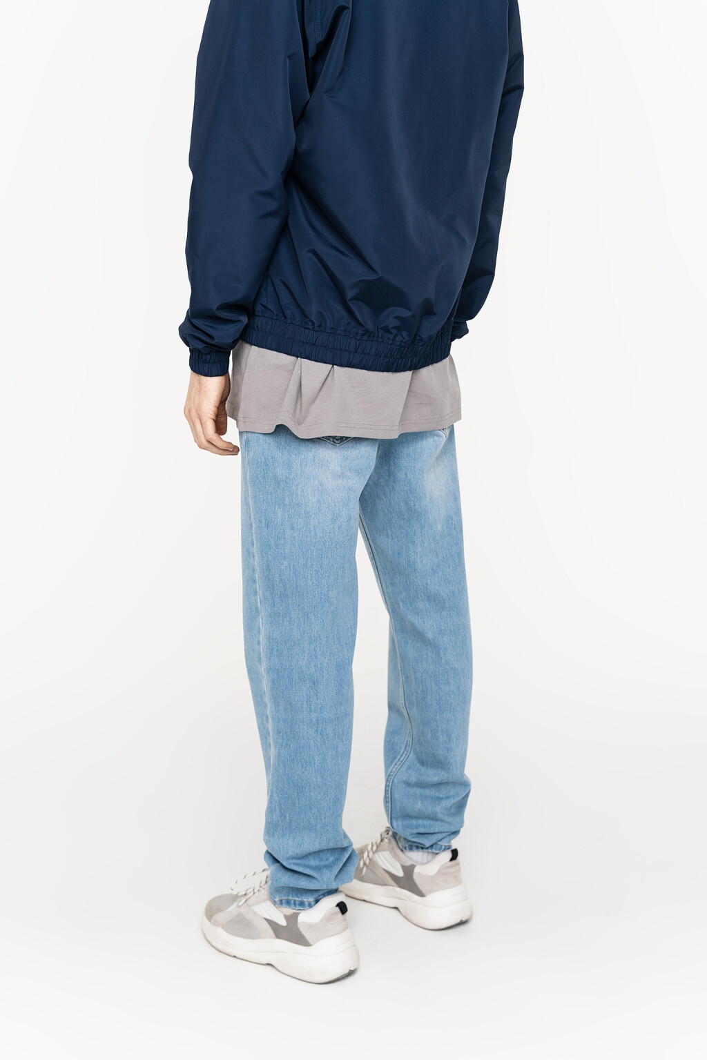 брюки джинсовые - цвет голубой - 4