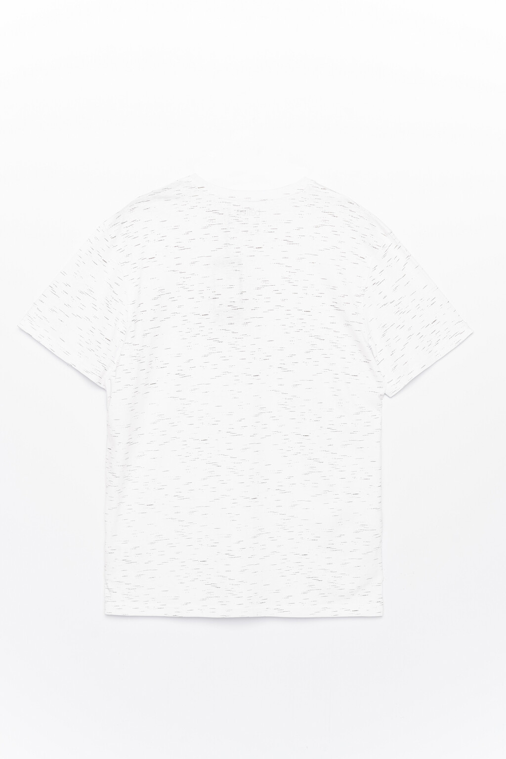 Футболка хлопковая с эффектом потертости - цвет белый - 2