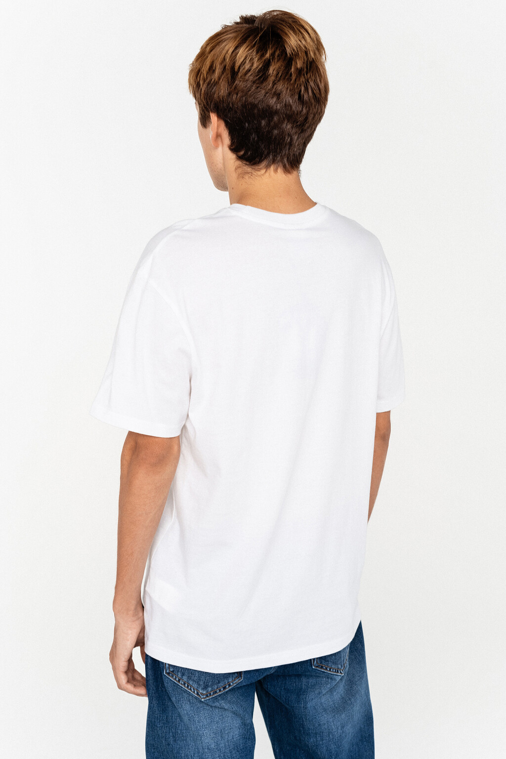 футболка мужская - цвет белый - 4