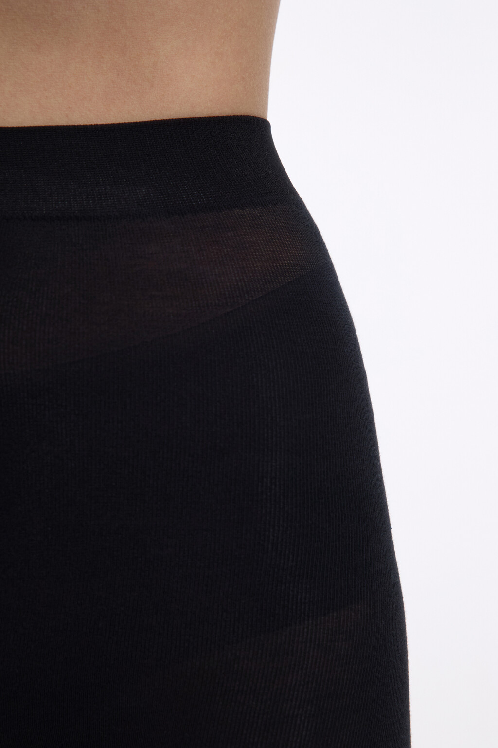 Колготки теплые плотные 160 ден - цвет черный - 4