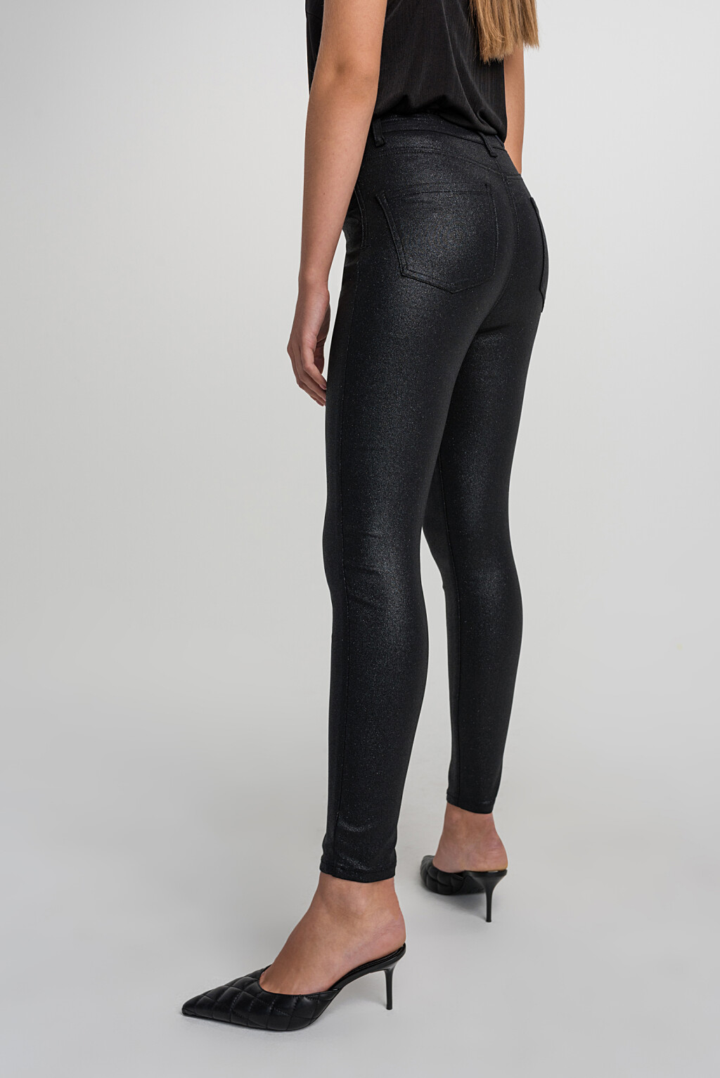 брюки - цвет черный - 5