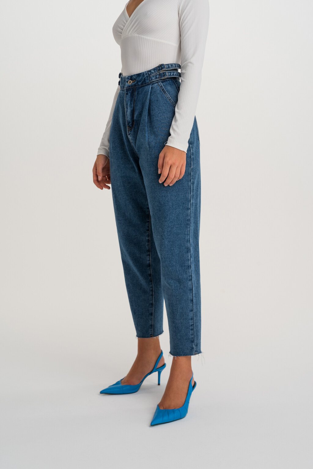 джинсы - цвет голубой - 2