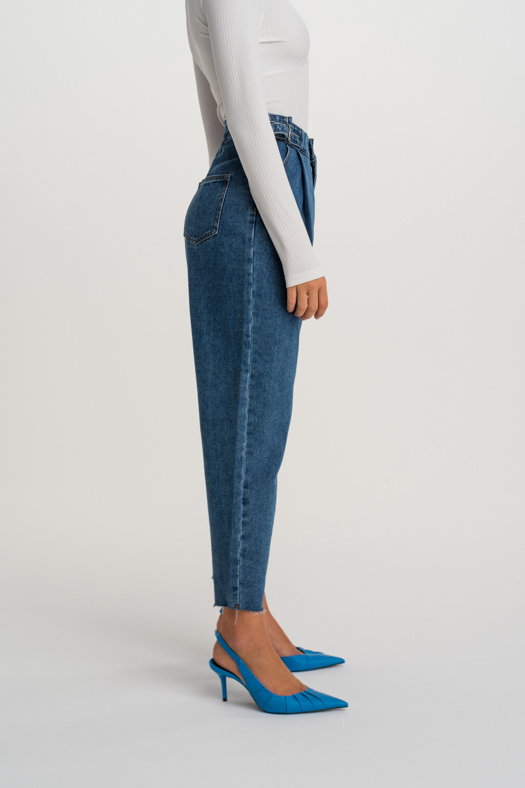 джинсы - цвет голубой - 4