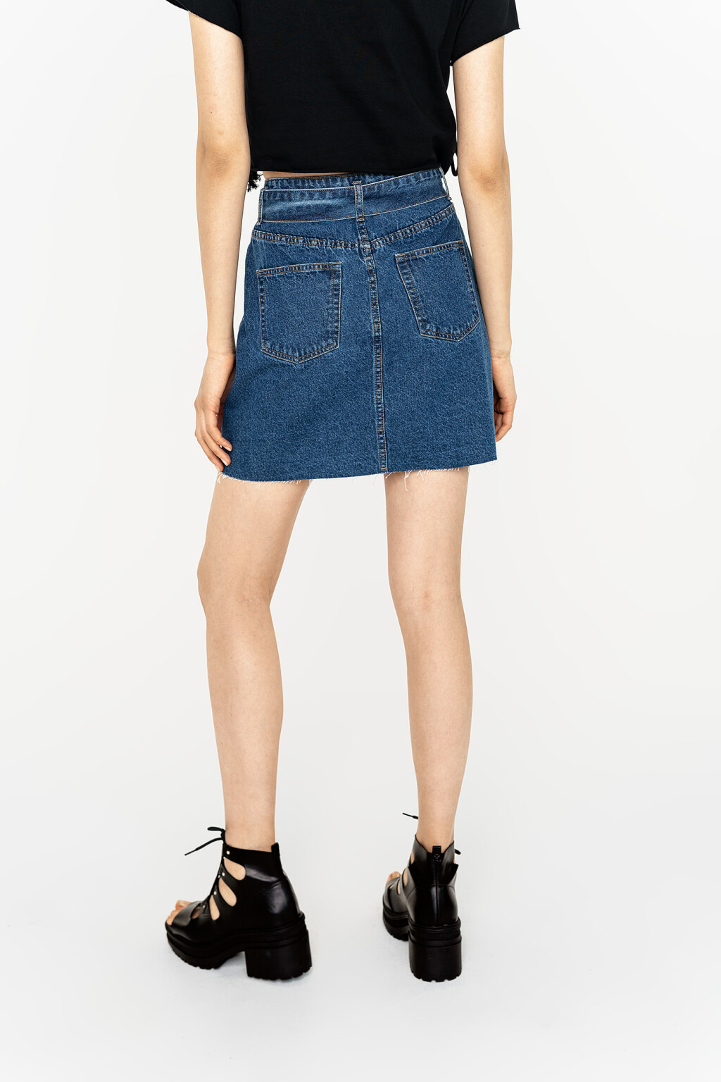 юбка джинсовая - цвет голубой - 3