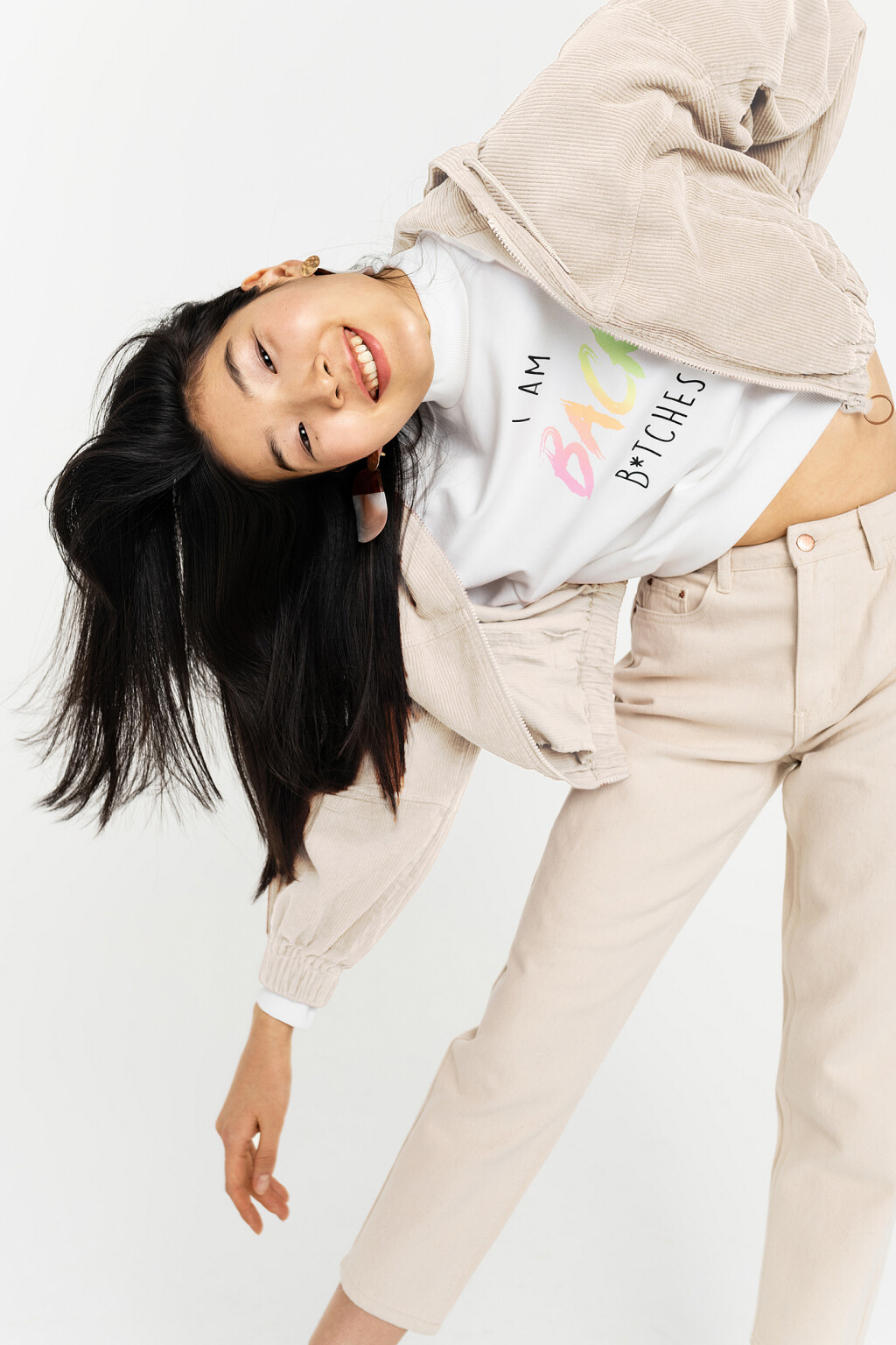 куртка женская - цвет бежевый - 3