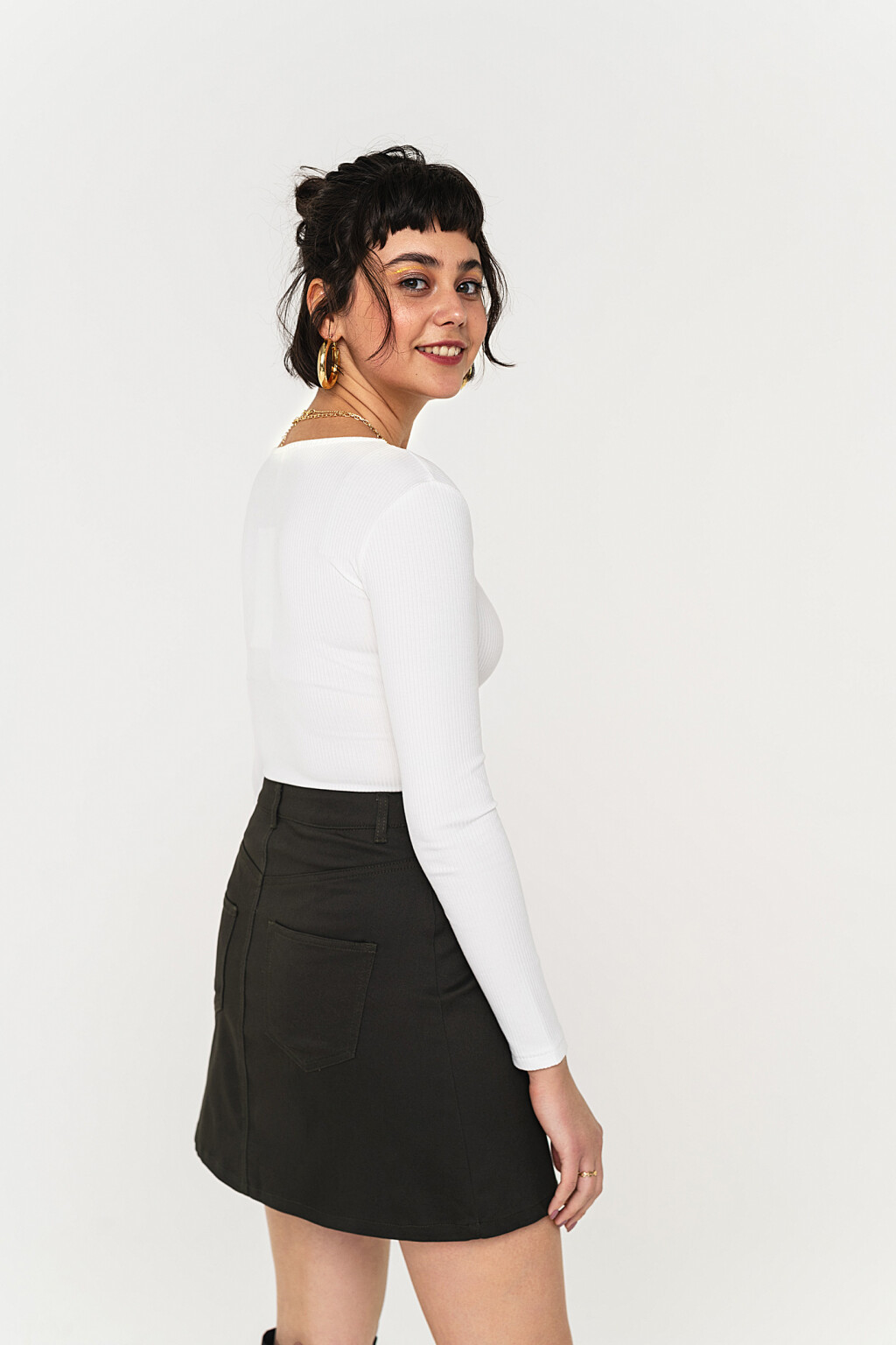 джемпер - цвет белый - 4