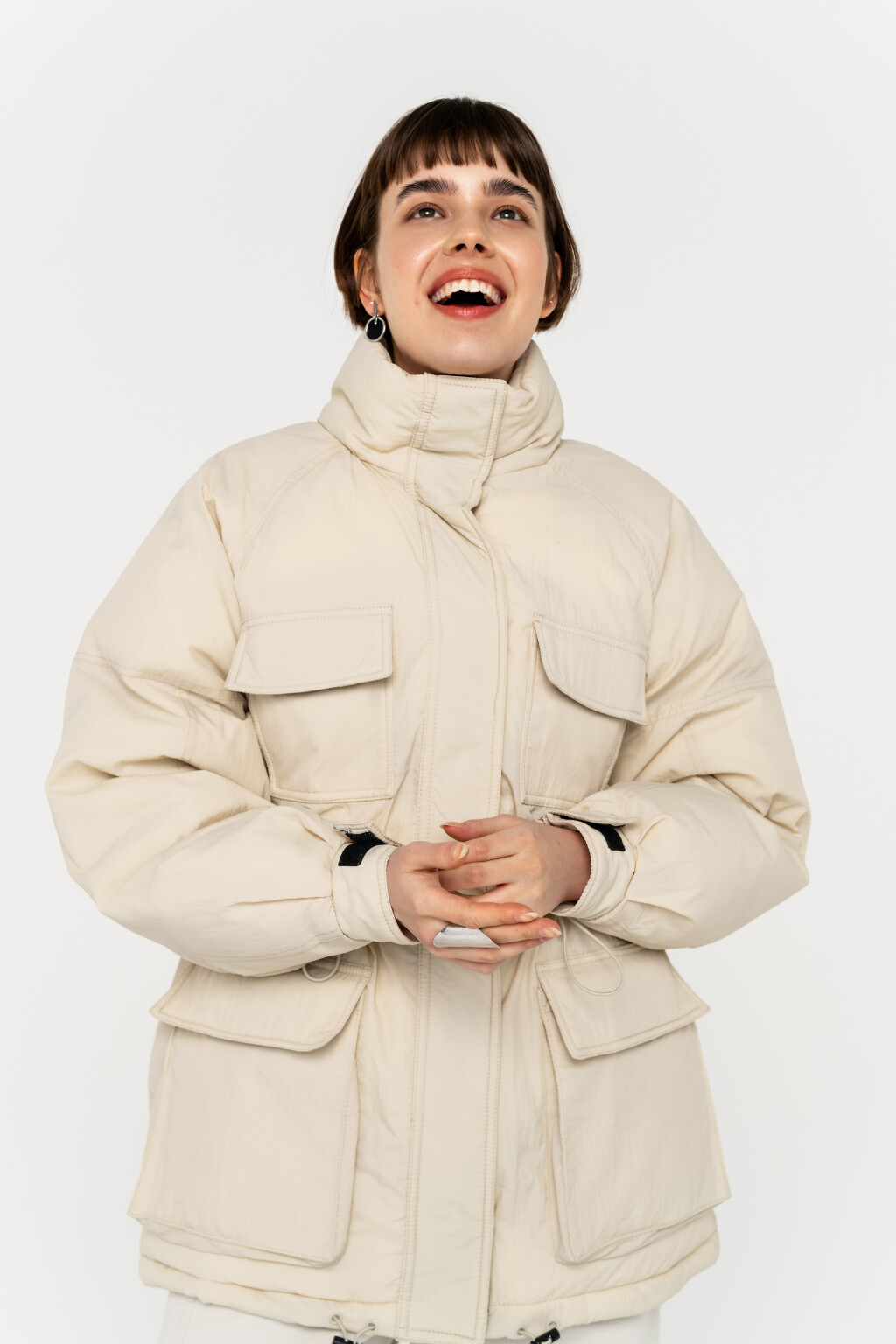 куртка женская - цвет бежевый - 2