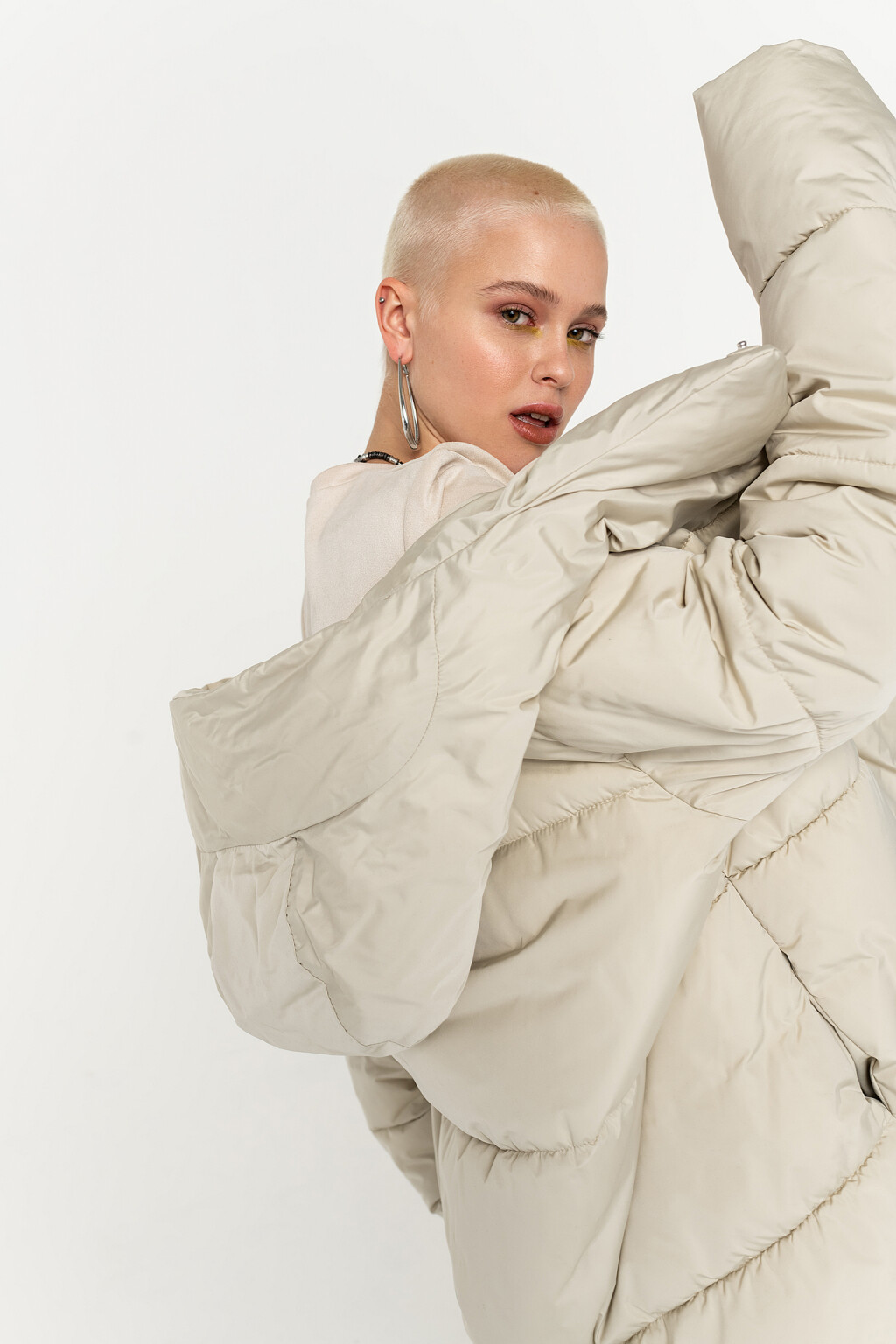 куртка женская - цвет бежевый - 2