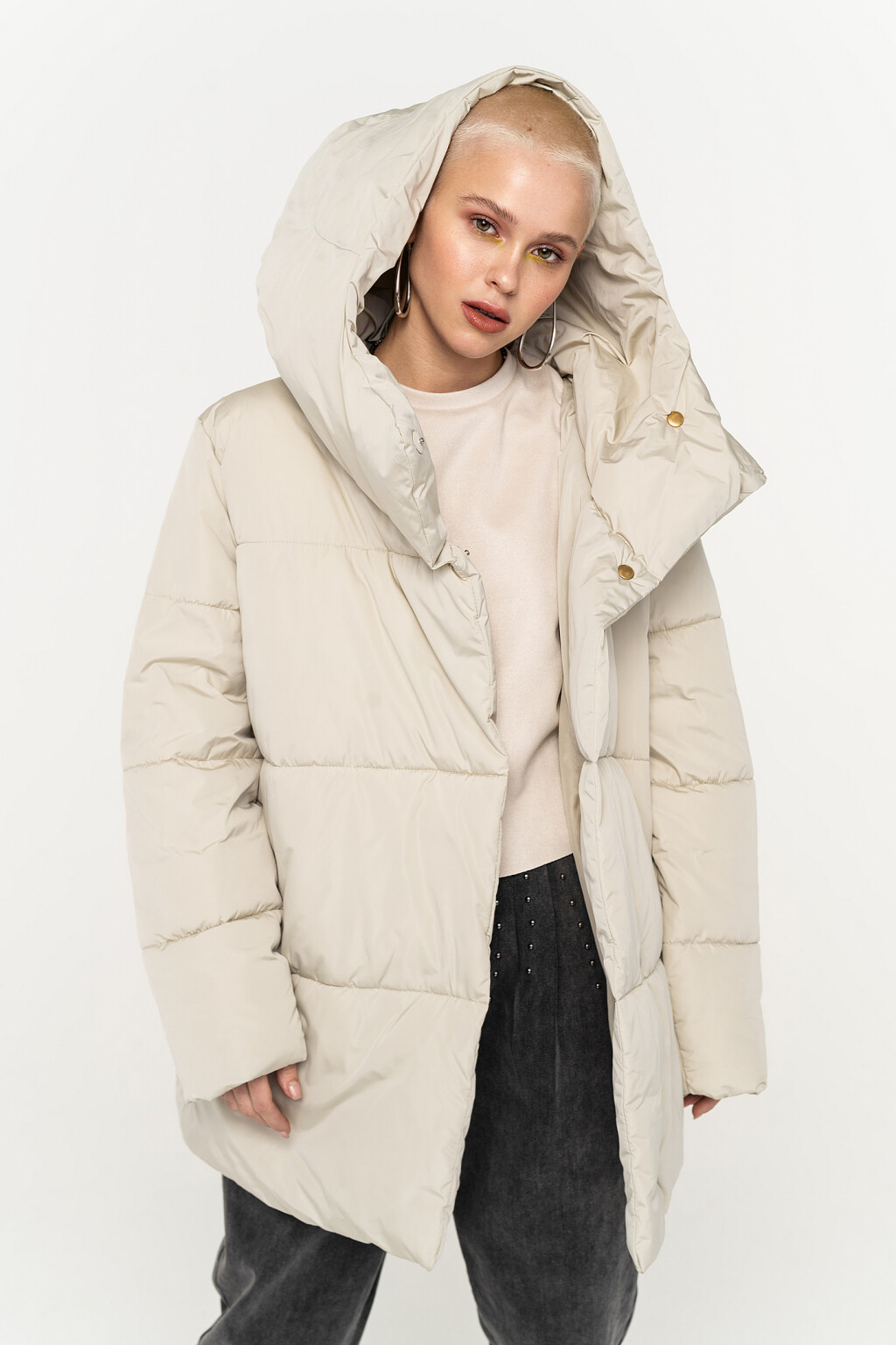 куртка женская - цвет бежевый - 3