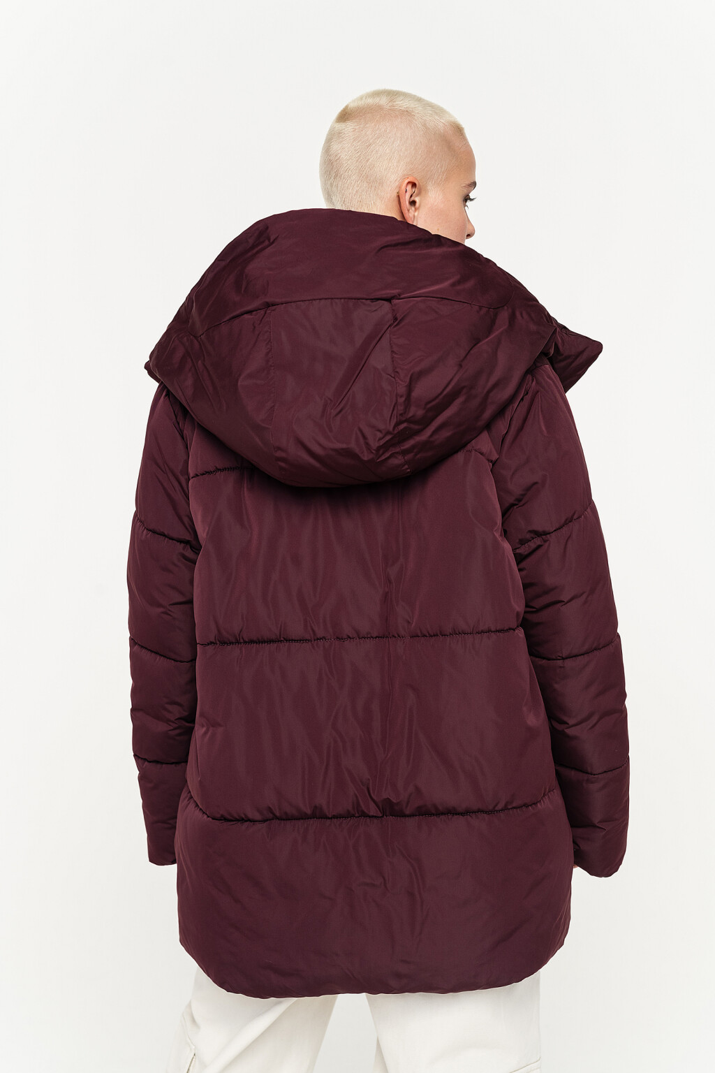 куртка женская - цвет бордовый - 6