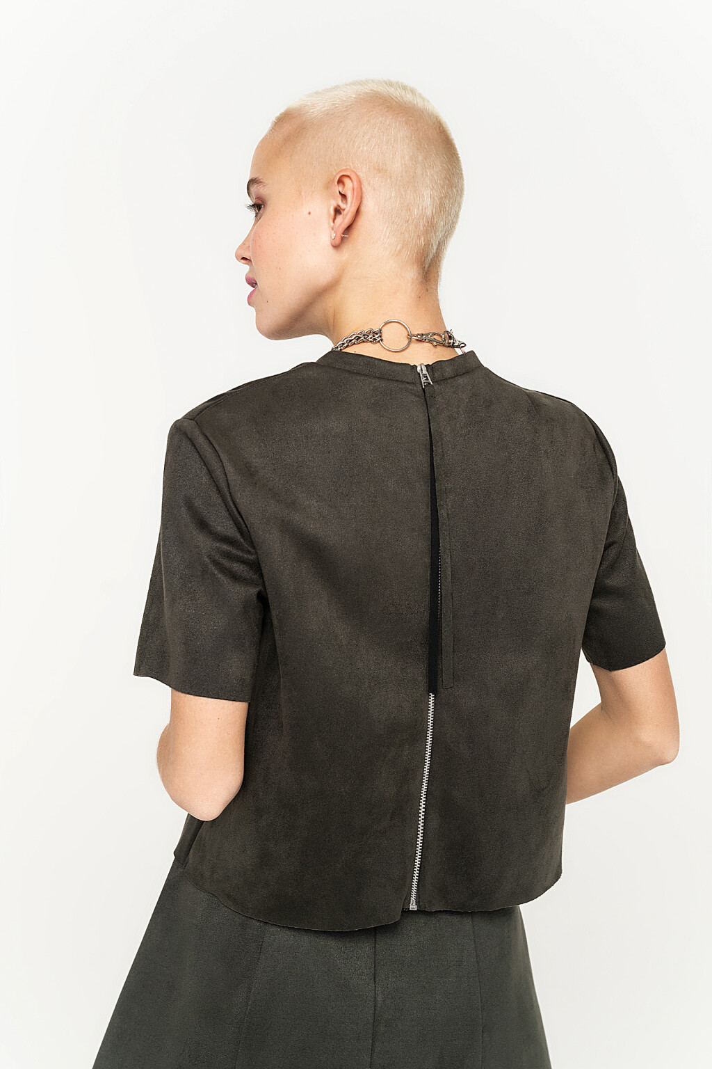 джемпер женский - цвет зеленый - 3