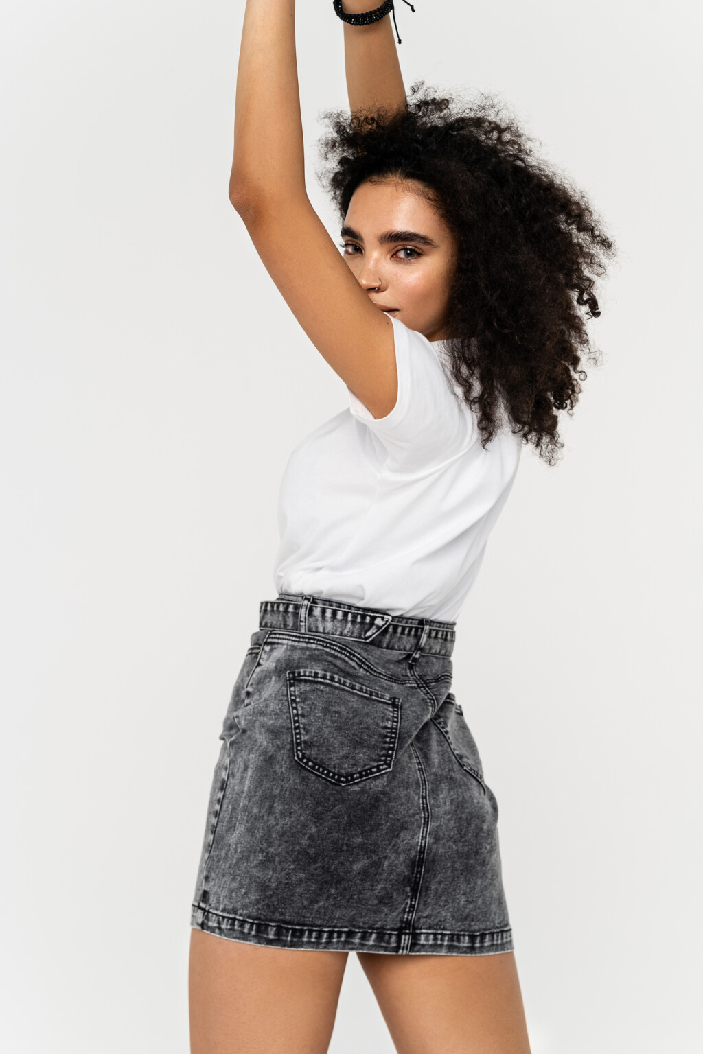 футболка женская - цвет белый - 4