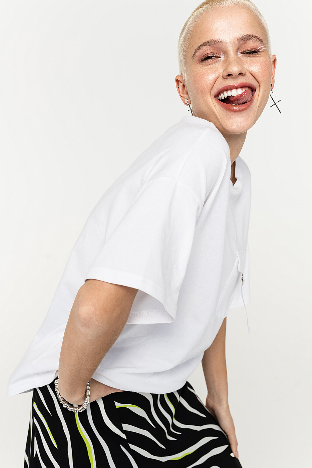 футболка  - цвет белый - 1