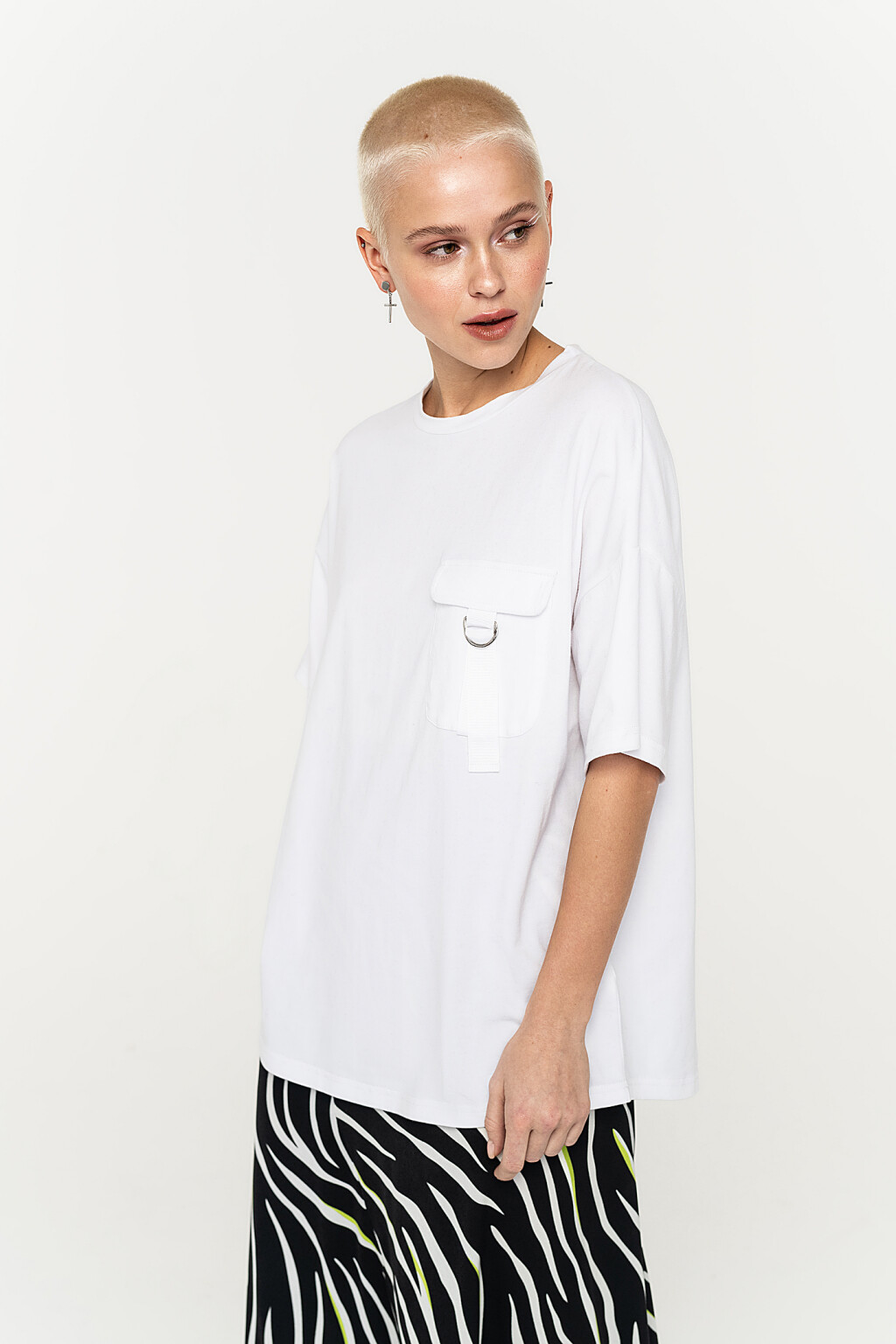 футболка  - цвет белый - 3