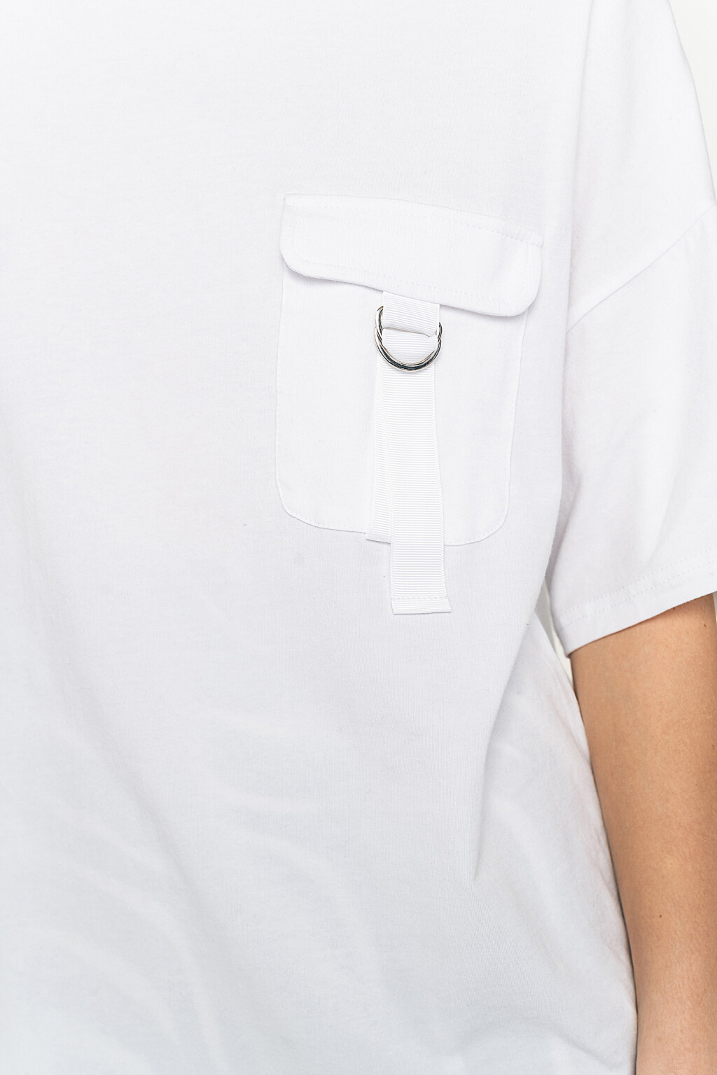 футболка  - цвет белый - 5