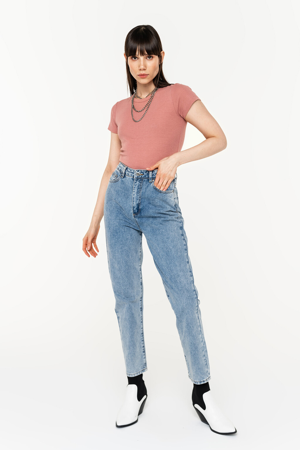 джинсы - цвет голубой - 1