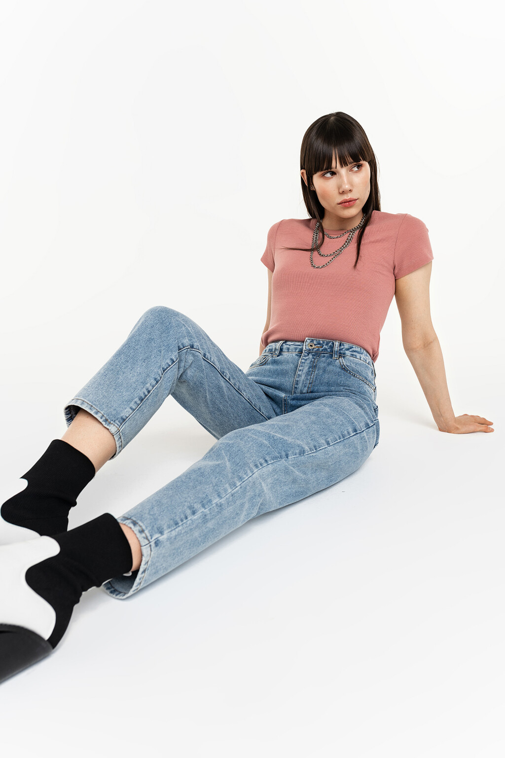 джинсы - цвет голубой - 2