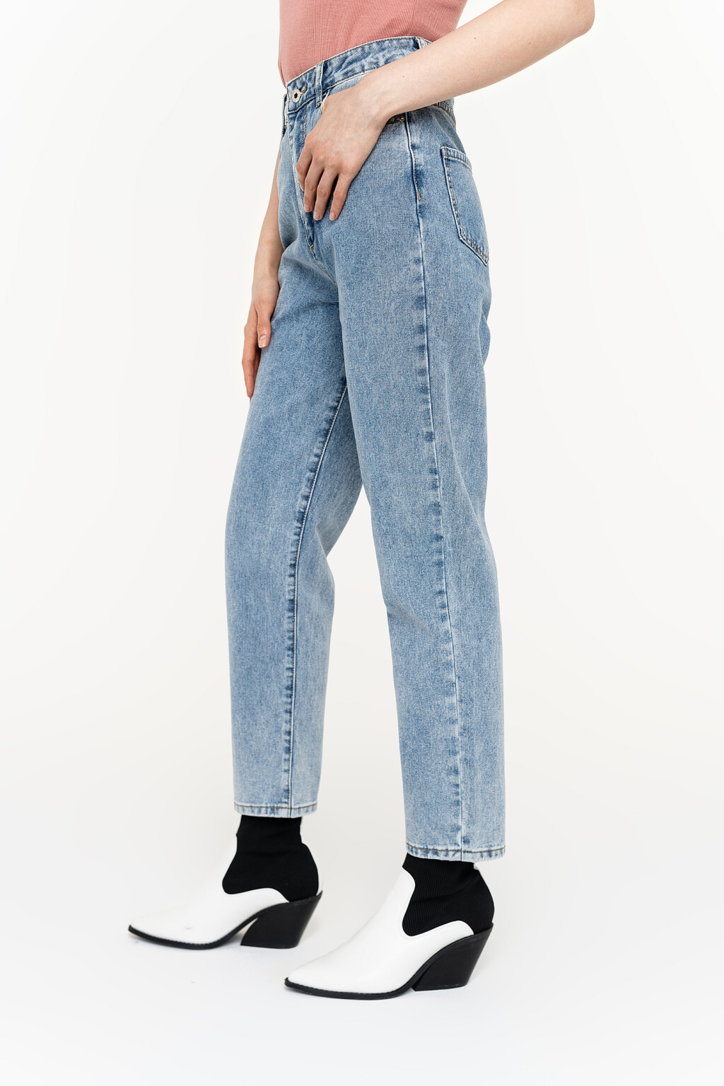 джинсы - цвет голубой - 4