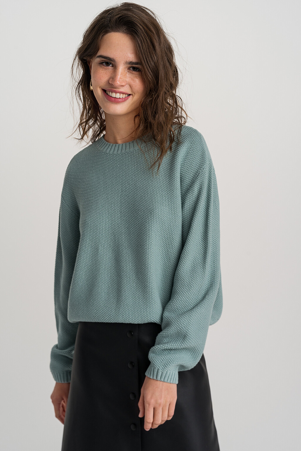 джемпер женский - цвет голубой - 1