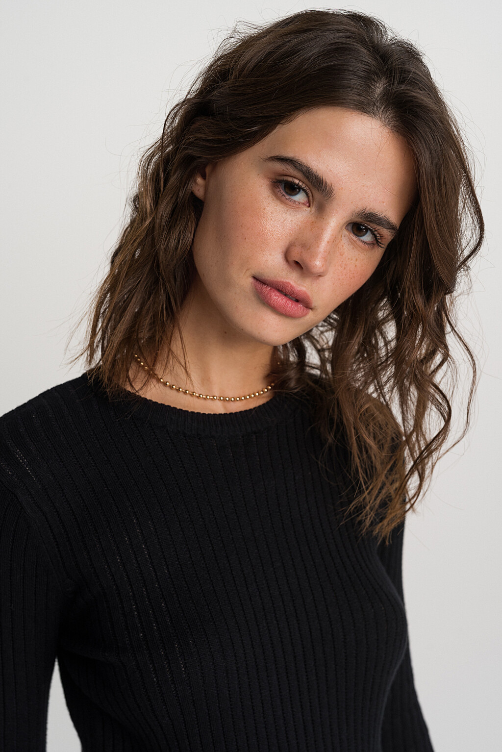 джемпер женский - цвет черный - 6