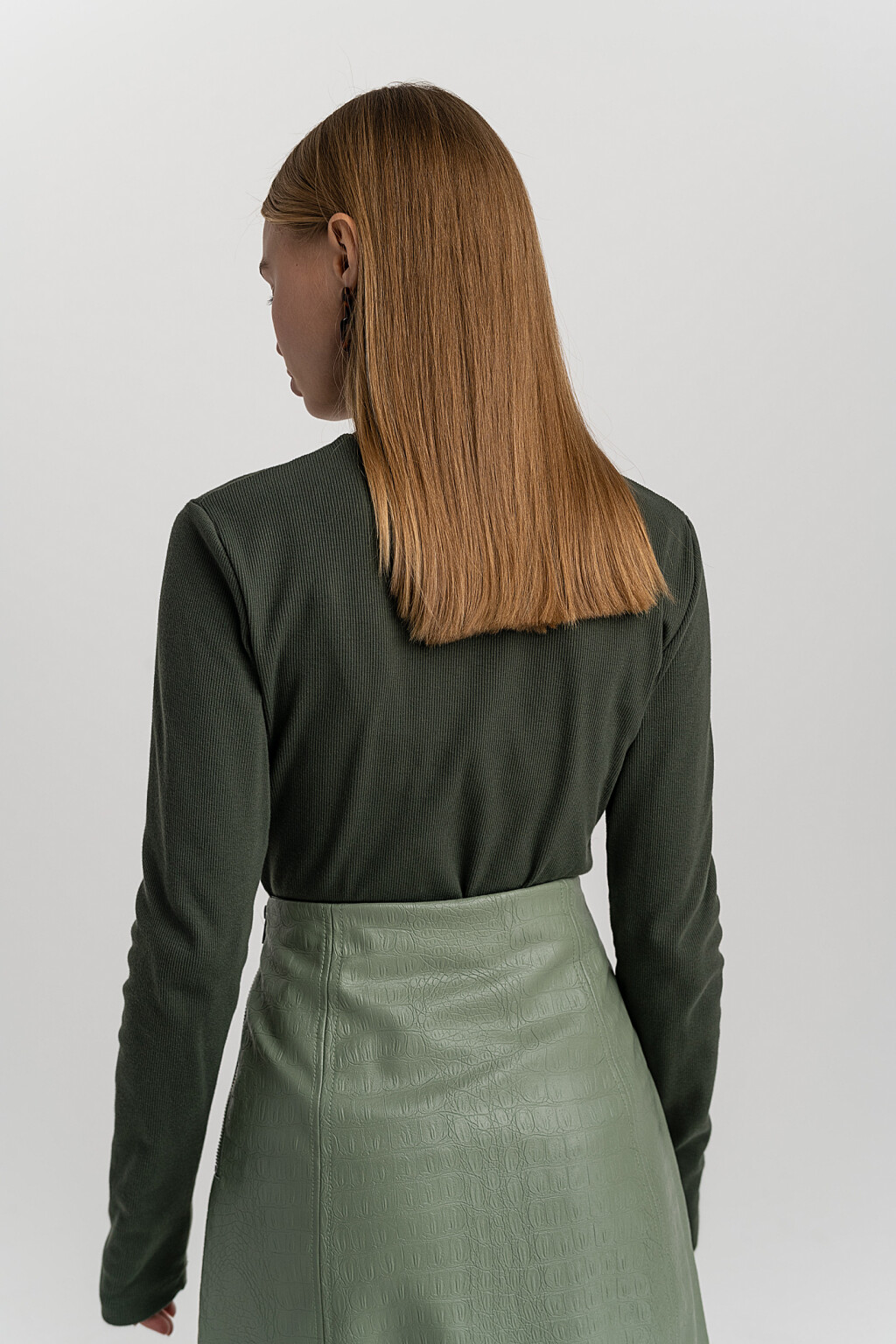 свитер женский - цвет зеленый - 4