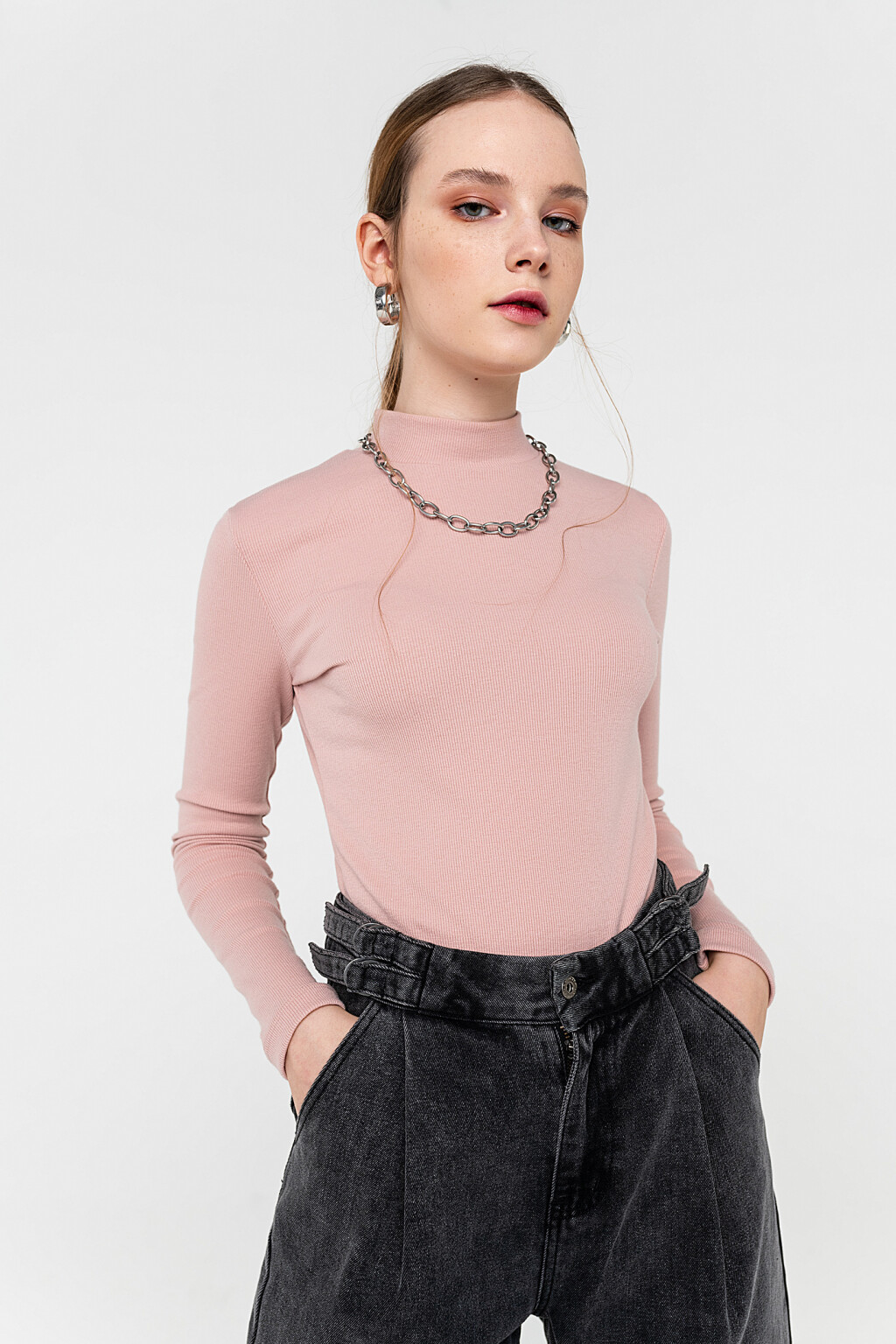 свитер женский - цвет розовый - 3