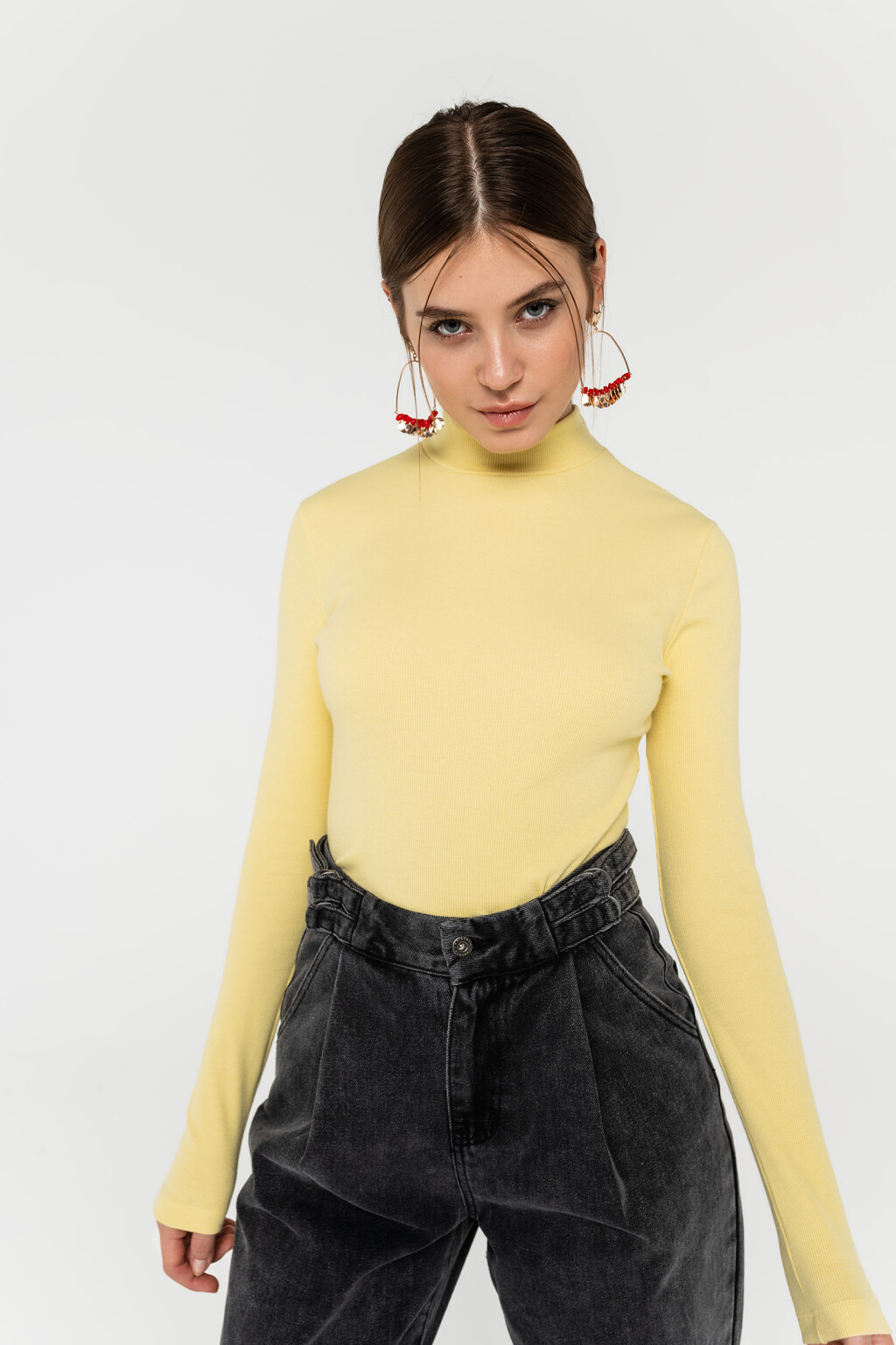 свитер женский - цвет желтый - 3