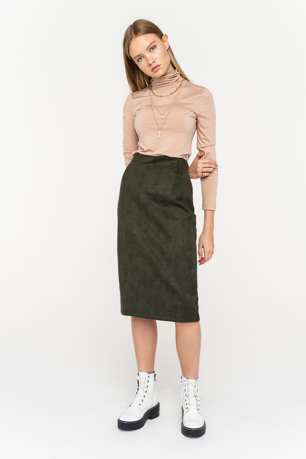 юбка - цвет зеленый - 2