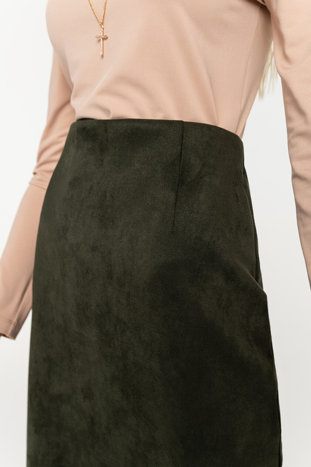 юбка - цвет зеленый - 6