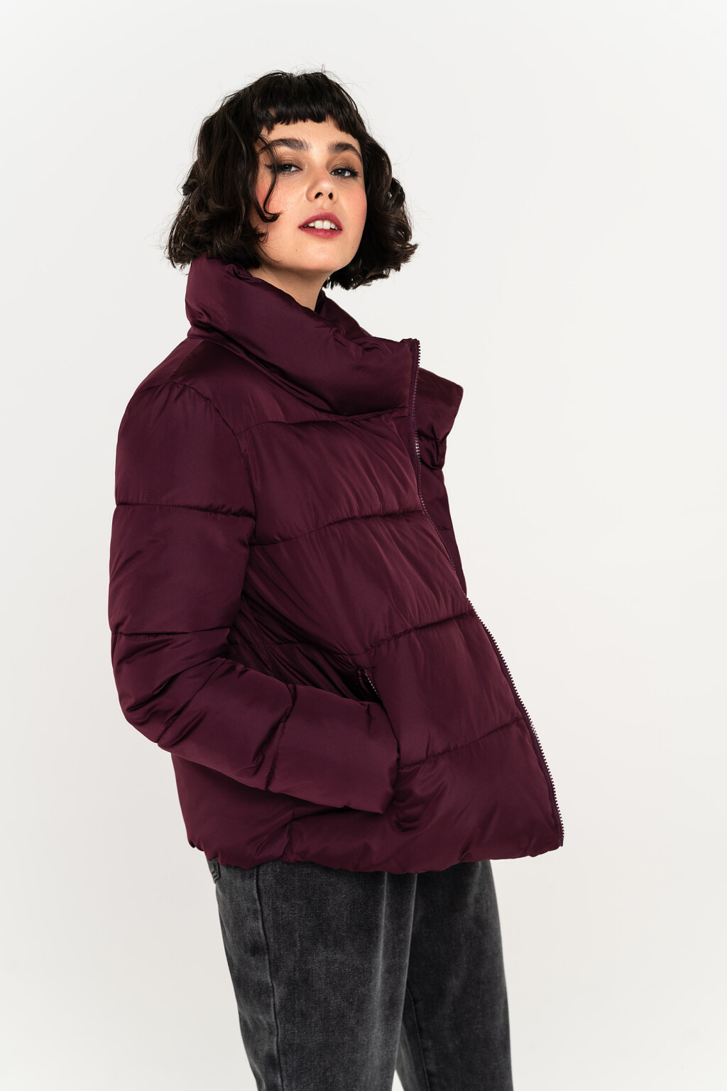 куртка женская - цвет фиолетовый - 4