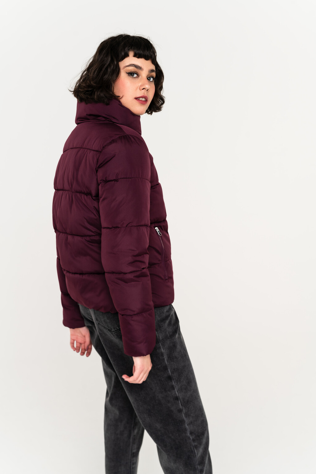 куртка женская - цвет фиолетовый - 6
