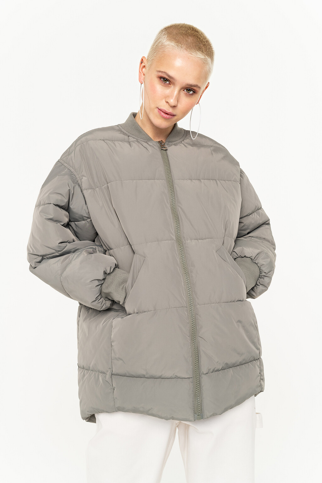 куртка женская - цвет зеленый - 5