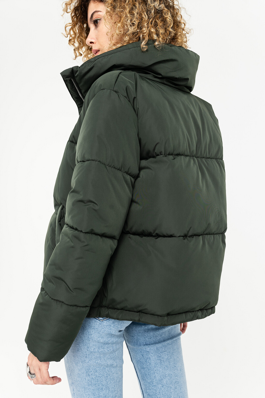 куртка женская - цвет зеленый - 6