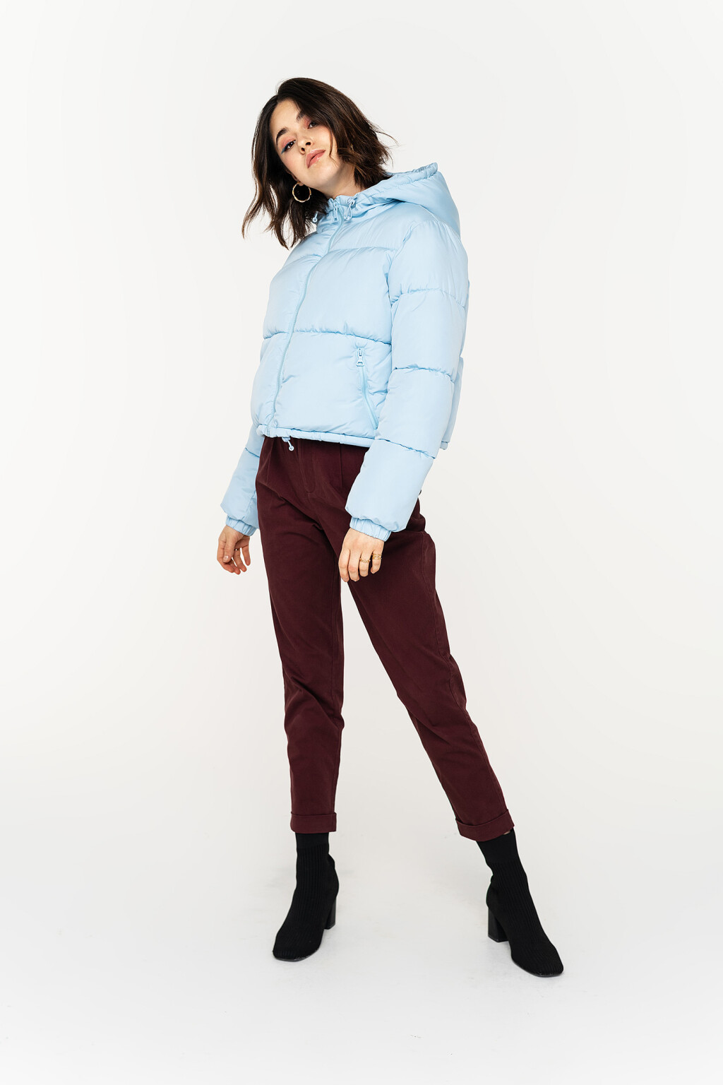 куртка женская - цвет голубой - 2
