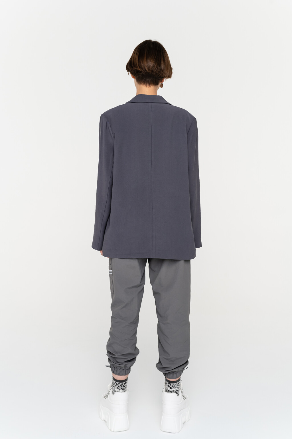 жакет женский - цвет серый - 5