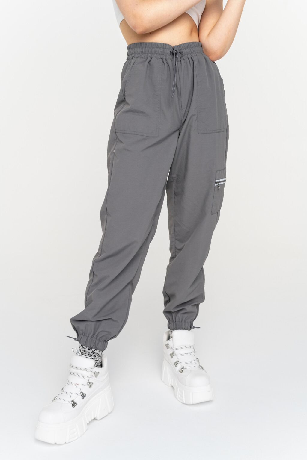 брюки жен. - цвет серый - 3