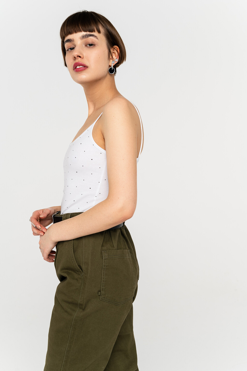 майка женская - цвет белый - 4