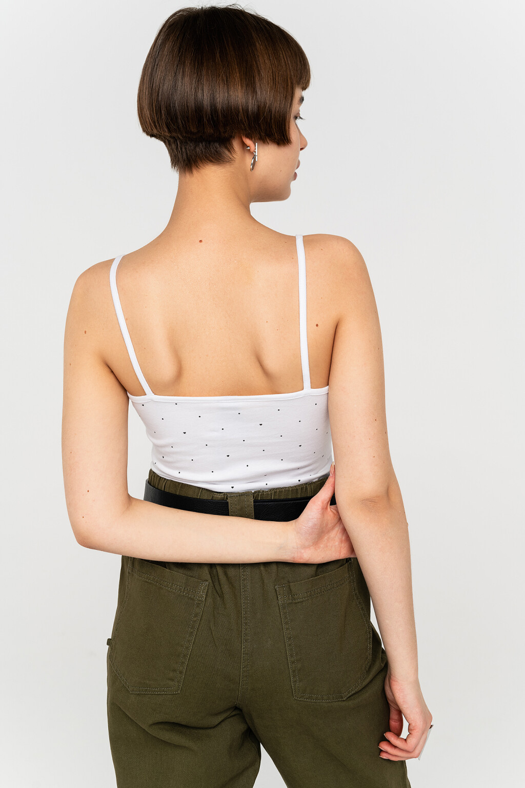 майка женская - цвет белый - 5